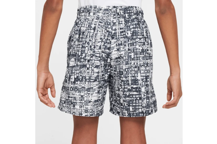 Nike Multi Dri-FIT Παιδικό Αθλητικό Σορτς Μαύρο, Λευκό, Γκρι