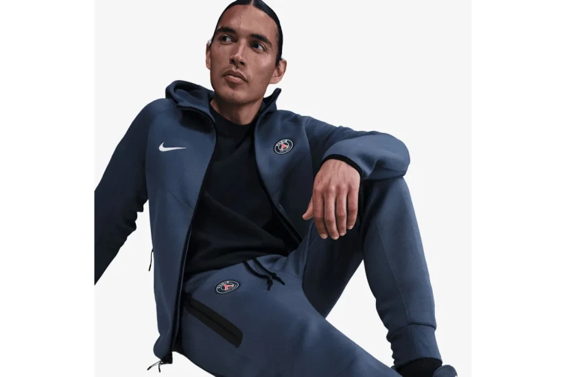 Nike Paris Saint-Germain Tech Fleece Ανδρικό Παντελόνι Φόρμας Μπλε