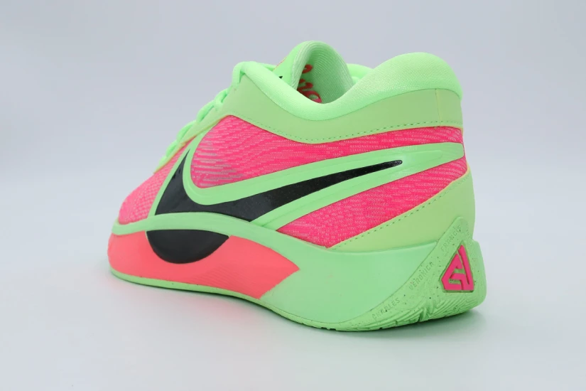 Nike Giannis Freak 6 Ανδρικά Μπασκετικά Παπούτσια Φούξια, Λαχανί