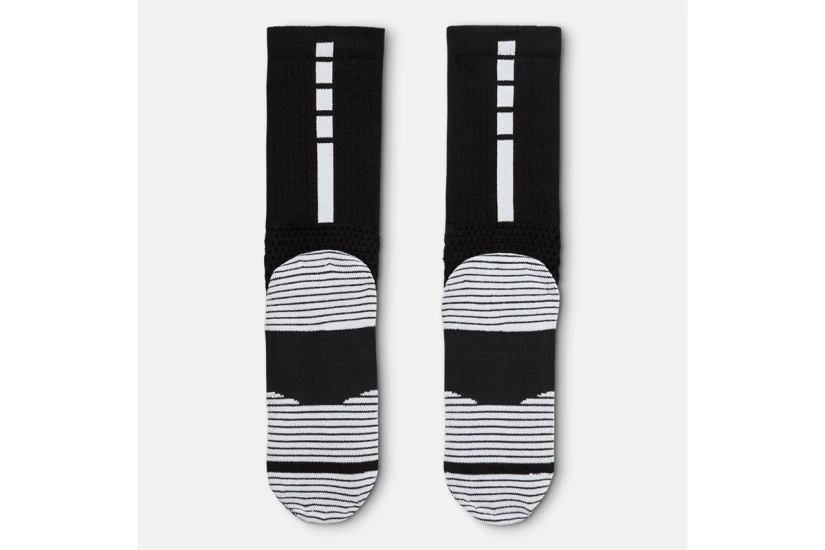 Nike Elite 2.0 Cushioned Dri-FIT Ψηλές Kάλτσες Μαύρες 1 Ζευγάρι