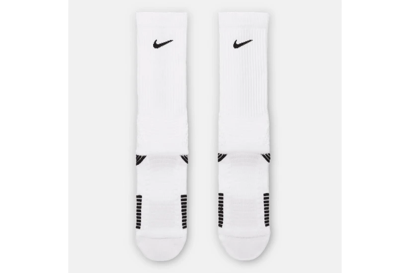 Nike Elite 2.0 Cushioned Dri-FIT Ψηλές Kάλτσες Λευκές 1 Ζευγάρι