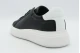 Calvin Klein Leather Ανδρικά Sneakers Μαύρα, Λευκά