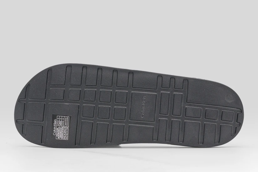 Calvin Klein Nemo - Contoured Logo Sliders Ανδρικές Παντόφλες Μαύρες