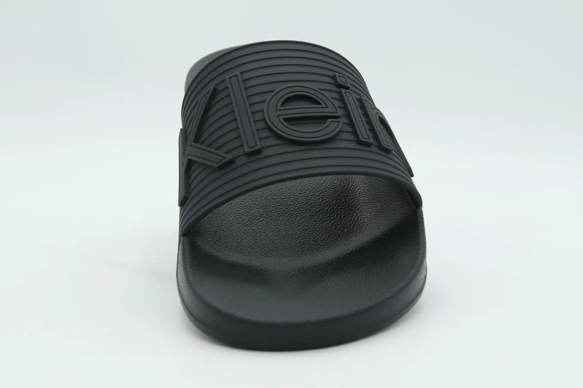 Calvin Klein Nemo - Contoured Emblem Logo Sliders Ανδρικές Παντόφλες Μαύρες
