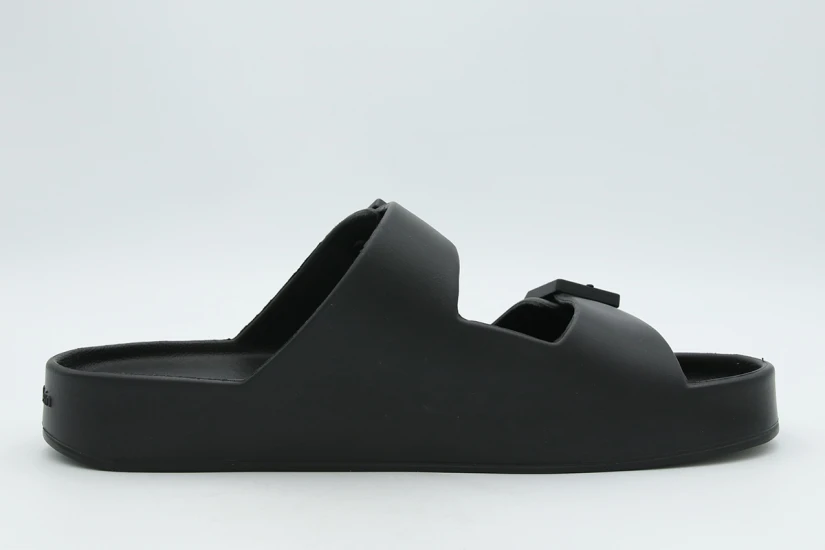 Calvin Klein Paco - Contoured Buckle Ανδρικά Σανδάλια Μαύρα