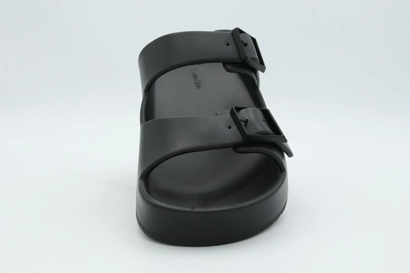 Calvin Klein Paco - Contoured Buckle Ανδρικά Σανδάλια Μαύρα