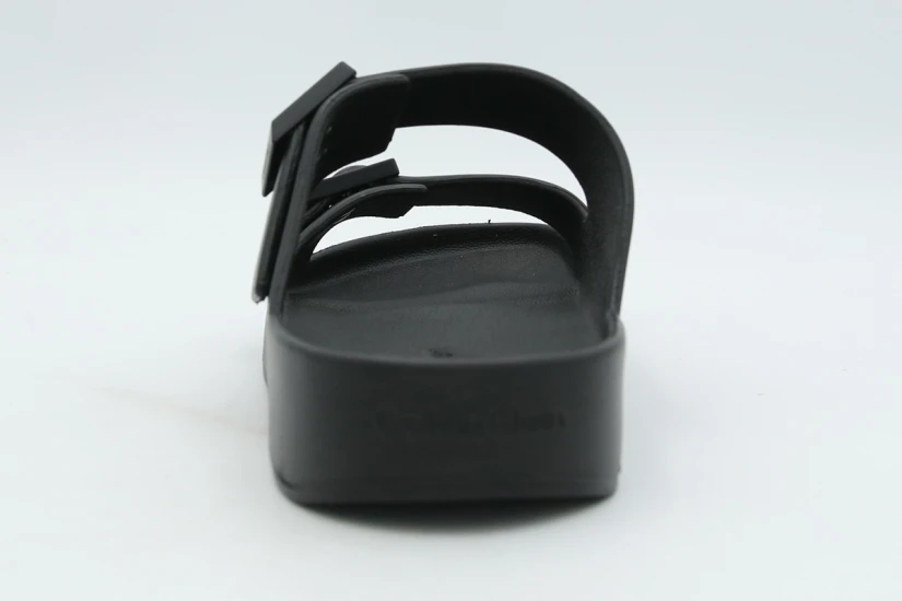 Calvin Klein Paco - Contoured Buckle Ανδρικά Σανδάλια Μαύρα