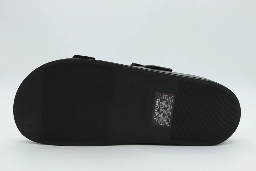 Calvin Klein Paco - Contoured Buckle Ανδρικά Σανδάλια Μαύρα