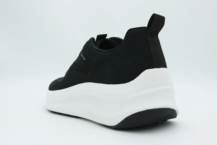 Calvin Klein Chunky Run Lacesock Stripe Ανδρικά Sneakers Μαύρα, Λευκά
