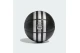 Adidas Performance 3 Stripes Rubber Mini Μπάλα Μπάσκετ Μαύρη, Ασημί