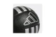 Adidas Performance 3 Stripes Rubber Mini Μπάλα Μπάσκετ Μαύρη, Ασημί