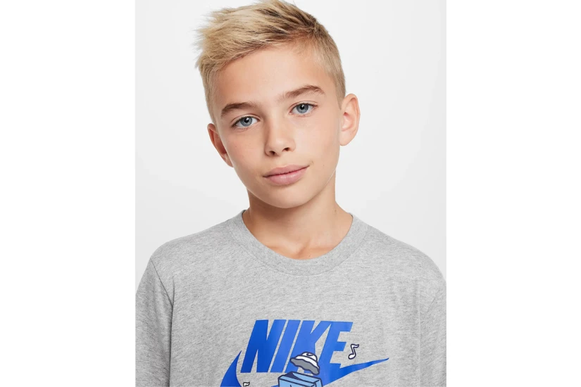 Nike Boxy 2 Παιδική Κοντομάνικη Μπλούζα Γκρι