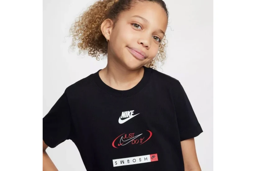 Nike Boxy 1 JDI Music Παιδικό Κοντομάνικο T-Shirt Μαύρο