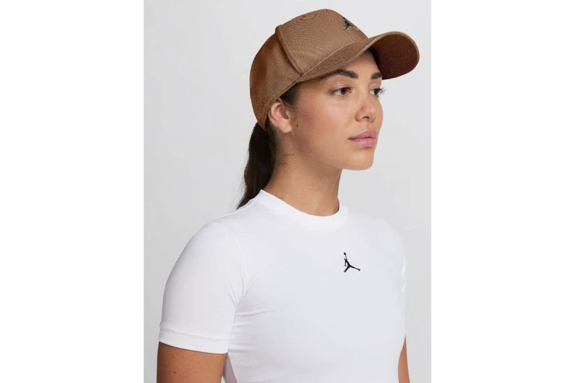 Jordan Rise Structured Metal Jumpman Καπέλο Strapback Μπεζ, Ασημί
