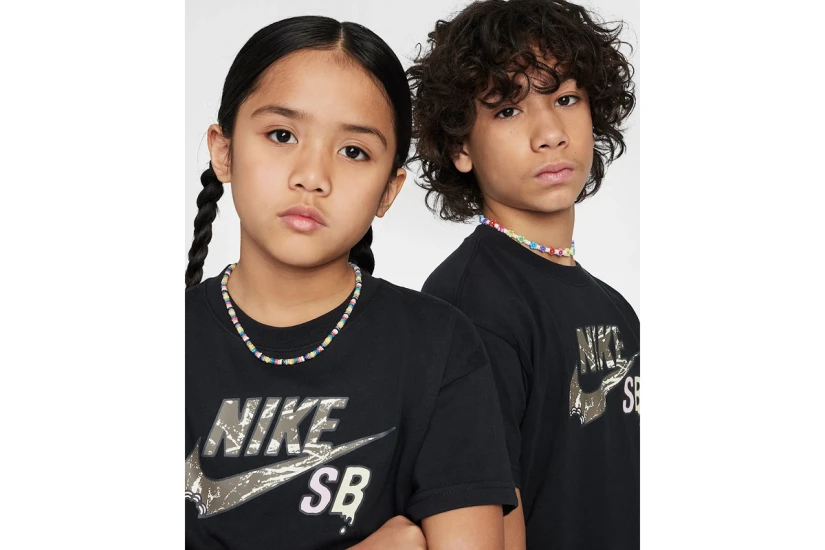 Nike SB Παιδικό Κοντομάνικο T-Shirt Μαύρο