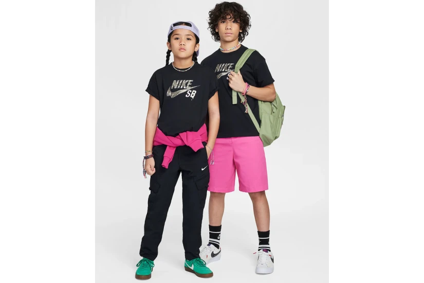 Nike SB Παιδικό Κοντομάνικο T-Shirt Μαύρο