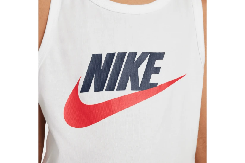 Nike Sportswear Παιδική Αμάνικη Μπλούζα Λευκή
