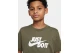 Nike Sportswear Παιδικό Κοντομάνικο T-Shirt Χακί, Λευκό