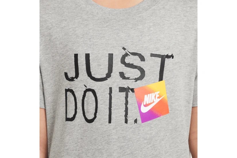 Nike Sportswear Παιδικό Κοντομάνικο T-Shirt Γκρι 
