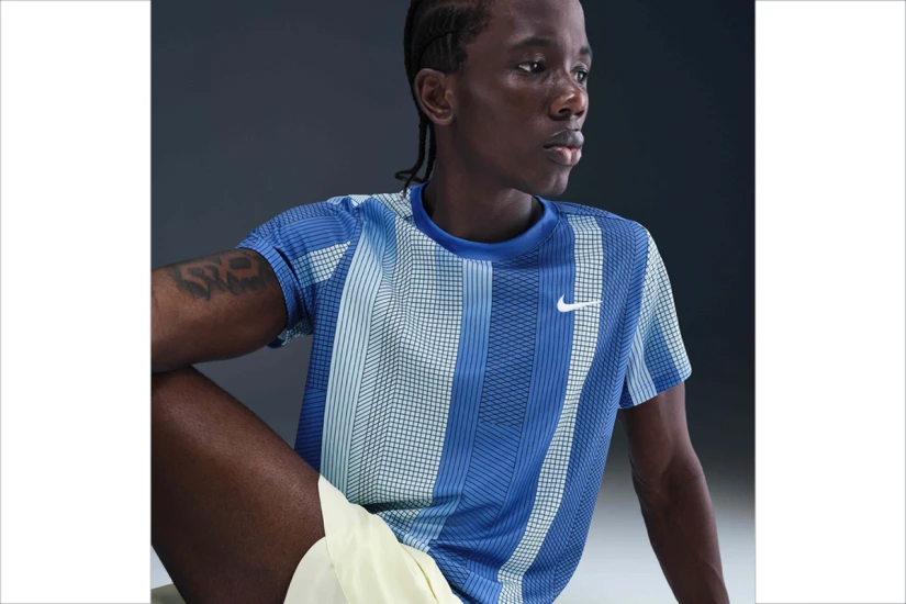 Nike Court Victory Tennis Ανδρικό Κοντομάνικο T-Shirt Μπλε, Άκουα
