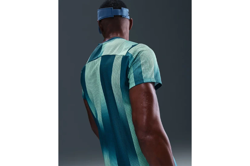 Nike Court Victory Tennis Ανδρικό Κοντομάνικο T-Shirt Μπλε, Βεραμάν