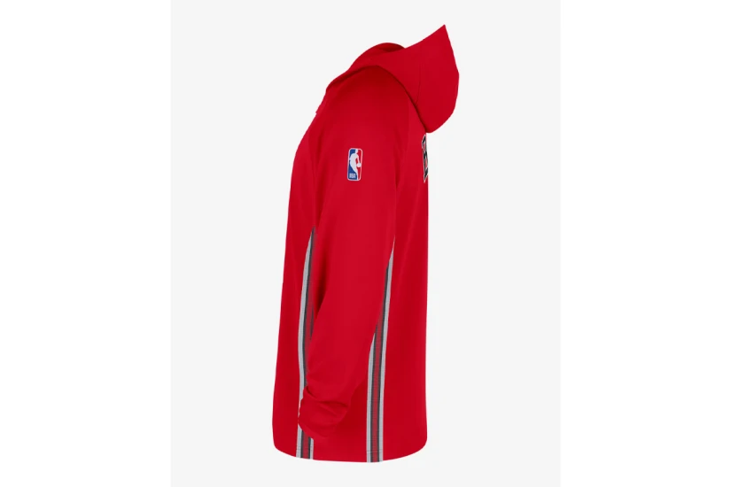 Nike NBA Chicago Bulls Zoned Dri-Fit Ανδρικό Φούτερ με Κουκούλα
