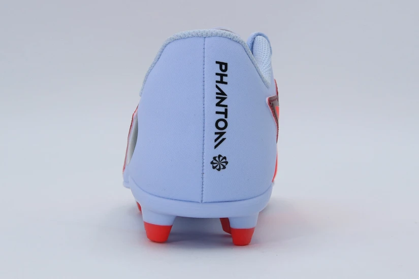 Nike Phantom 6 Low Club Παιδικά Ποδοσφαιρικά Παπούτσια Κοραλλί, Σιέλ