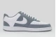 Nike Court Vision Low Ανδρικά Sneakers Λευκά, Γκρι