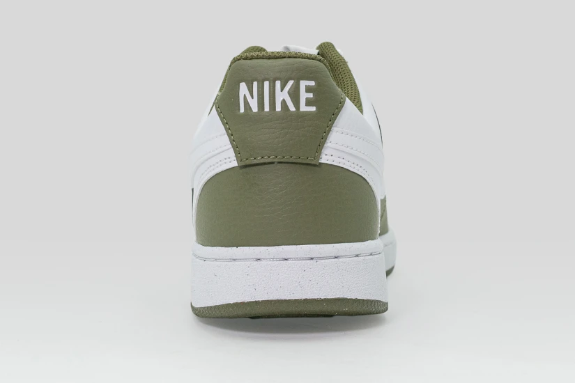 Nike Court Vision Low Ανδρικά Sneakers Λευκά, Λαδί