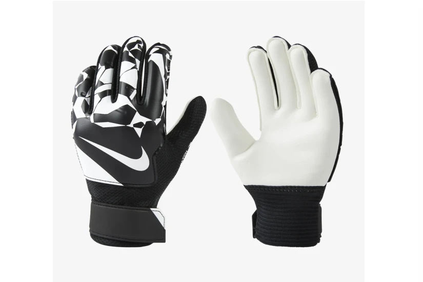 Nike Match Γάντια Τερματοφύλακα Μαύρα, Λευκά
