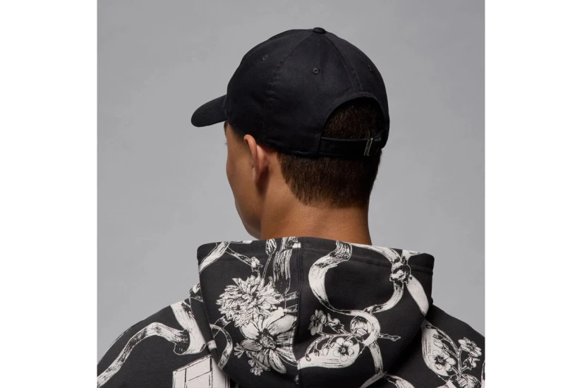 Jordan Club Unstructured Curved-Bill Καπέλο Strapback Μαύρο