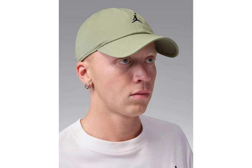 Jordan Club Unstructured Curved-Bill Unisex Καπέλο Strapback Λαδί, Μαύρο
