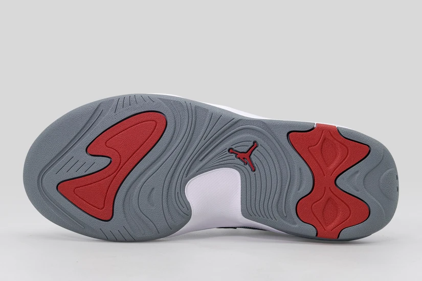 Jordan Max Aura 7 Ανδρικά Sneakers Γκρι, Λευκά, Κόκκινα