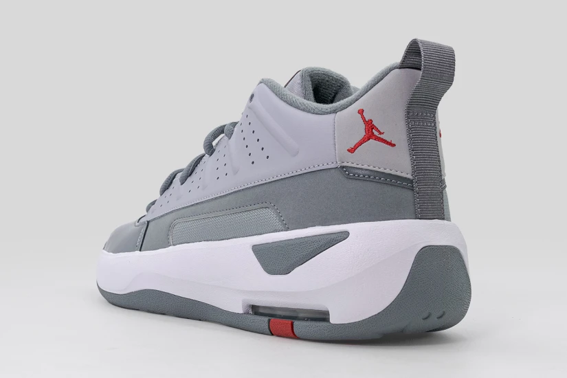 Jordan Max Aura 7 Ανδρικά Sneakers Γκρι, Λευκά, Κόκκινα