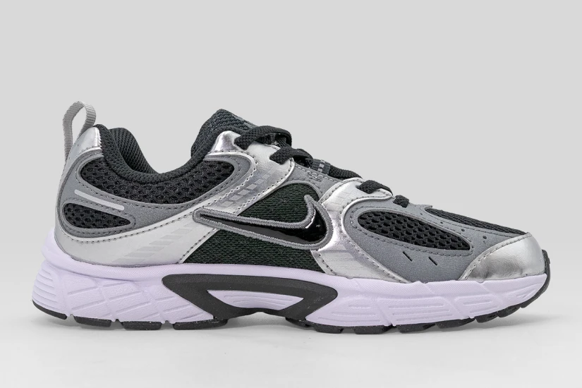 Nike V5 RNR Παιδικά Sneakers Μαύρα, Ασημί, Λευκά