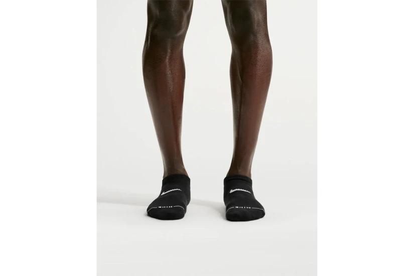 Nike Everyday Elevated No Show Κάλτσες κάτω από τον Αστράγαλο Μαύρες 3 Ζευγάρια