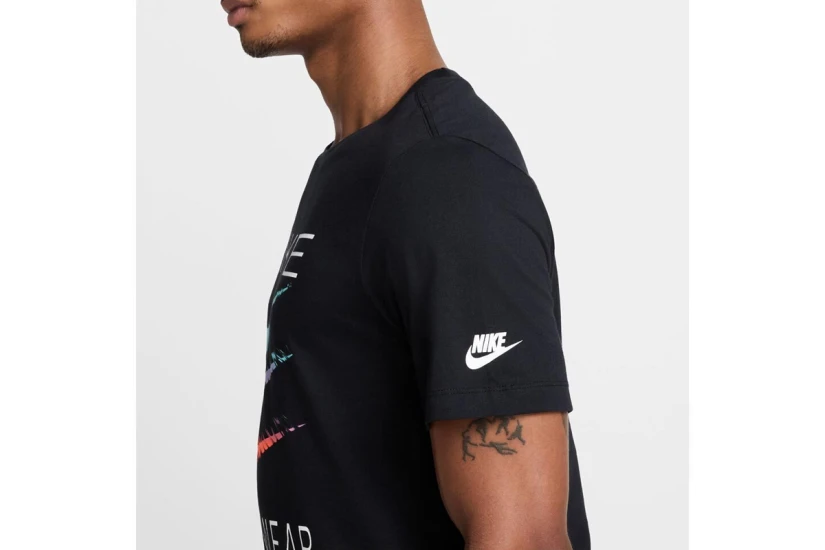 Nike Sportswear 6 Month Swoosh Ανδρικό Κοντομάνικο T-Shirt Μαύρο