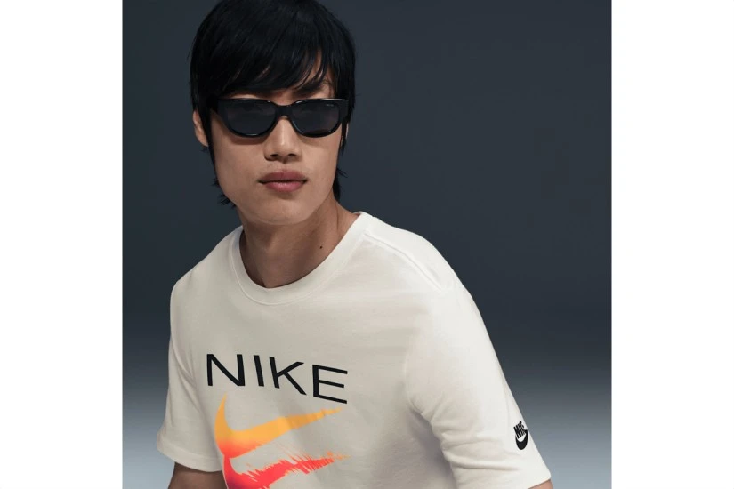 Nike Sportswear 6 Month Swoosh Ανδρικό Κοντομάνικο T-Shirt Εκρού