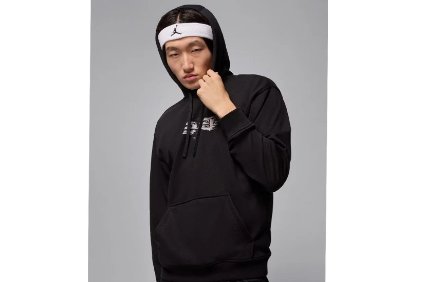 Jordan Sport Crossover Dri-FIT Ανδρικό Φούτερ με Κουκούλα Μαύρο