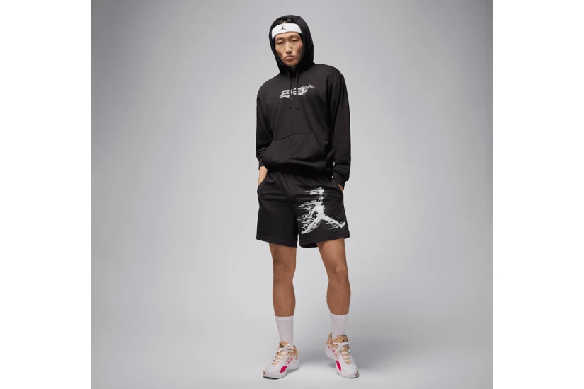 Jordan Sport Dri-FIT Graphic Ανδρική Μπασκετική Βερμούδα Μαύρη