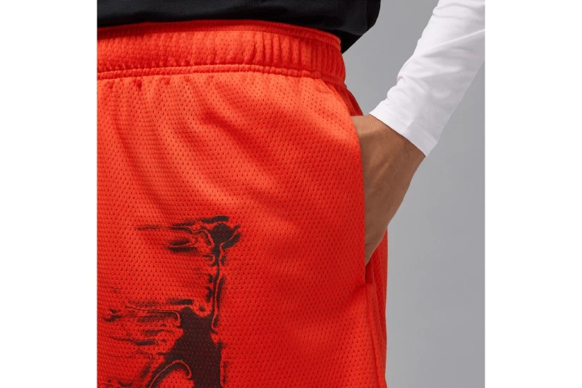 Jordan Sport Dri-FIT Graphic Ανδρική Μπασκετική Βερμούδα Πορτοκαλί
