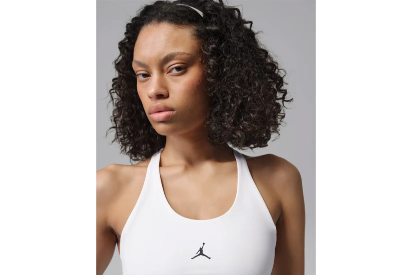 Jordan Sport Dri-FIT Γυναικεία Αμάνικη Μπλούζα Λευκή