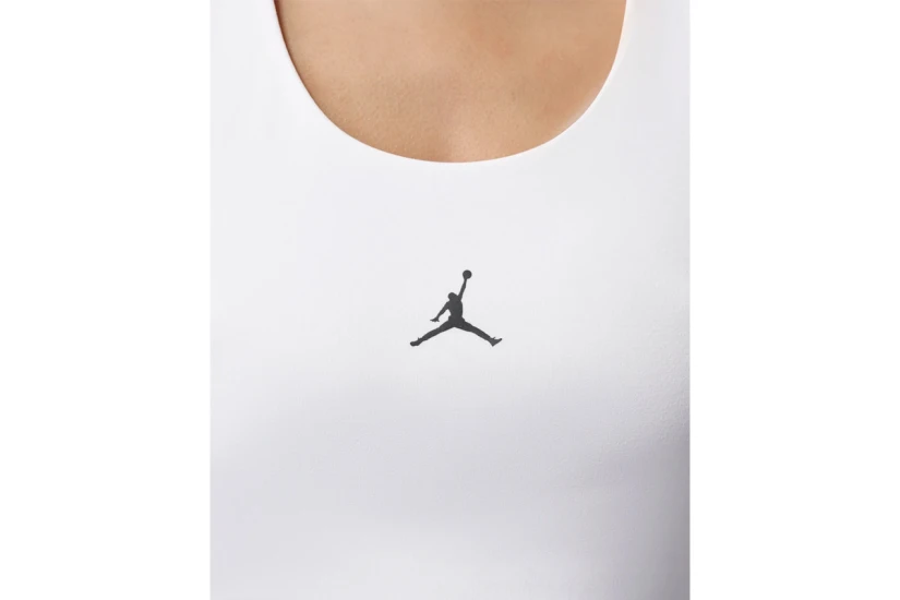 Jordan Sport Dri-FIT Γυναικεία Αμάνικη Μπλούζα Λευκή