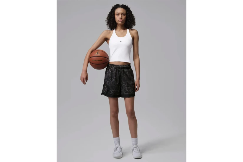 Jordan Sport Dri-FIT Γυναικεία Αμάνικη Μπλούζα Λευκή