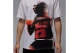 Jordan Sport Dri-Fit Ανδρικό Κοντομάνικο T-Shirt Λευκό, Μαύρο, Κόκκινο
