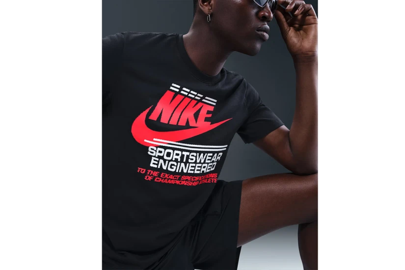 Nike Sportswear Ανδρικό Κοντομάνικο T-Shirt Μαύρο