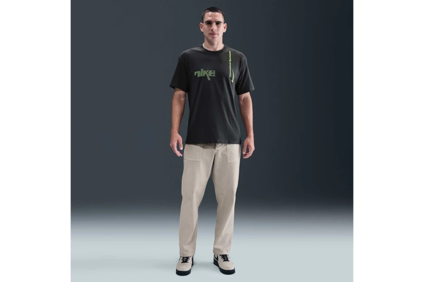 Nike Sportswear Max90 Ανδρικό Κοντομάνικο T-Shirt Ανθρακί, Λαχανί