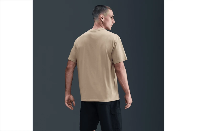 Nike Sportswear Max90 Ανδρικό Κοντομάνικο T-Shirt Μπεζ
