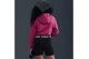 Nike Pro Fleece Dri-FIT Παιδική Cropped Ζακέτα με Κουκούλα Ροζ, Μαύρη