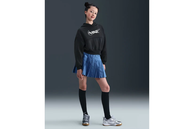 Nike Sportswear Club Fleece Παιδικό Φούτερ με Κουκούλα Μαύρο